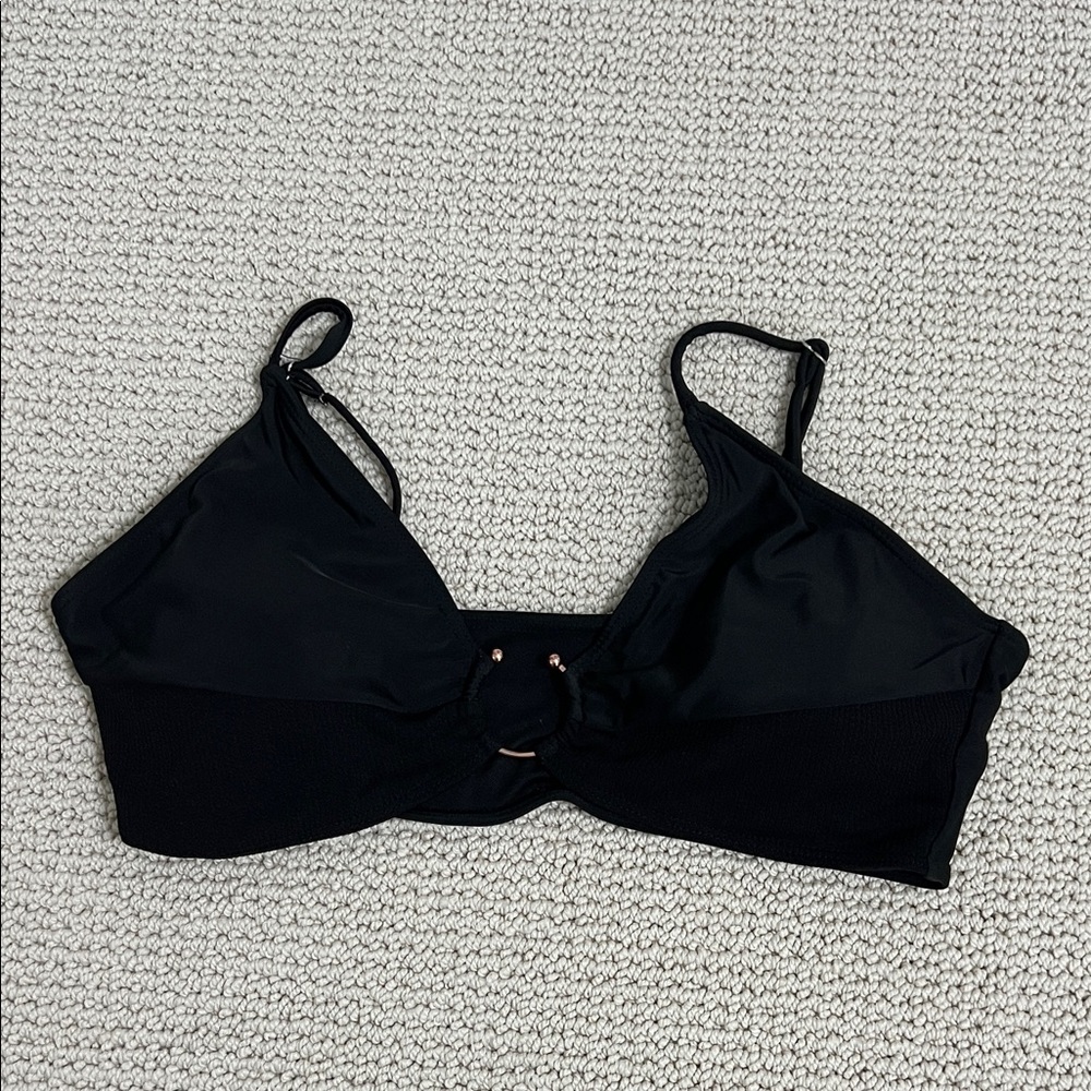 Women's Black Swim Top